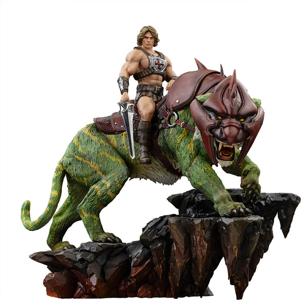 Statue He-Man and Battle Cat - Masters of the Universe Movie - Deluxe Art Scale 1/10