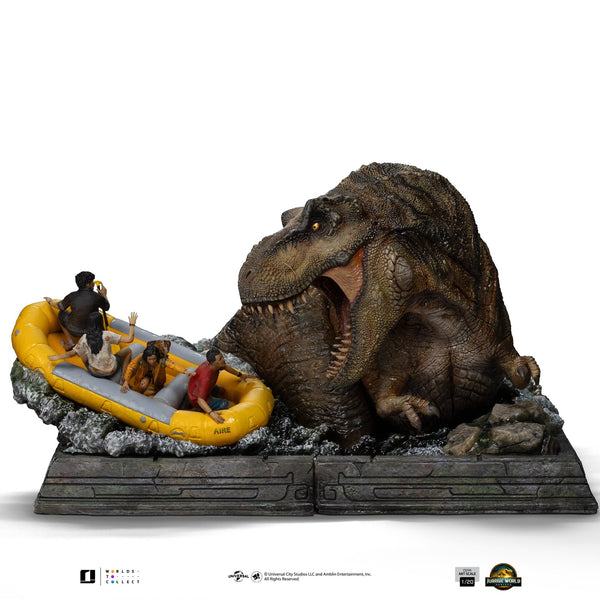 Statue T-Rex River Scene - Jurassic World: Rebirth - Demi Art Scale 1/20