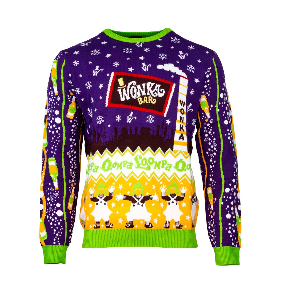 Pull de Noël Charlie et la chocolaterie