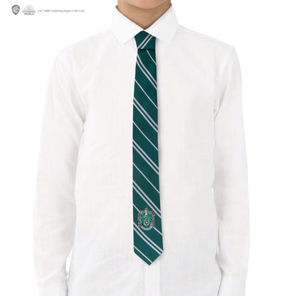 Children's Slytherin Woven Crest Tie