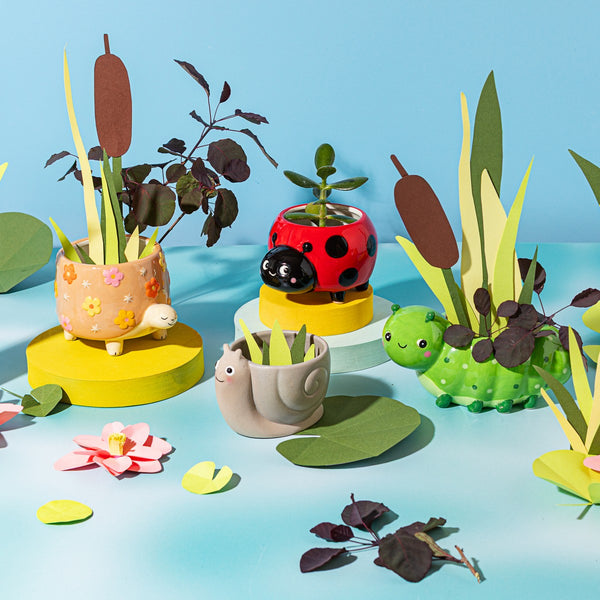 Mini jardinière coccinelle
