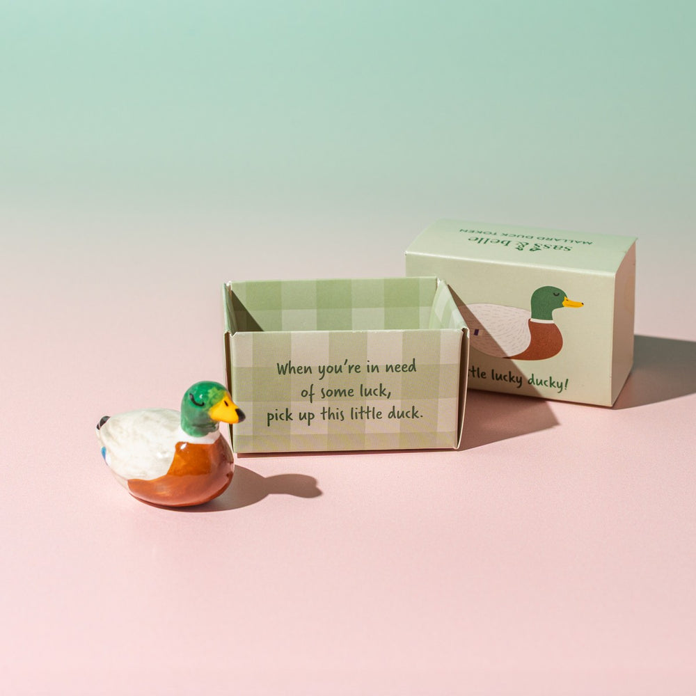 Mini Mallard Duck Figurine