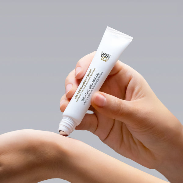 GEL ORGASMIQUE VIBRANT Excitation intense & pulsations localisées