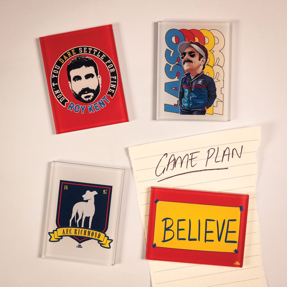 Set of 4 Ted Lasso magnets