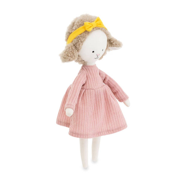 Brinquedo de peluche em algodão Cotti Motti, Zoe, a ovelha - 29 cm, desde o nascimento