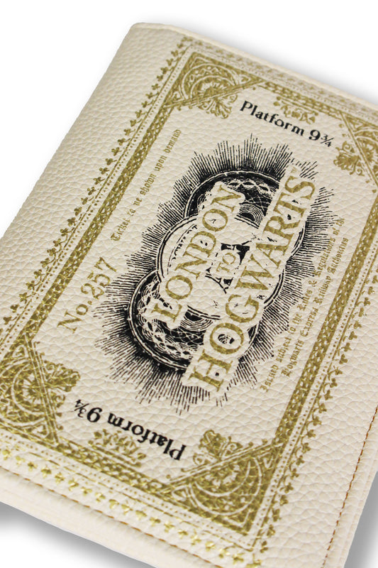 Porta pasaporte - Harry Potter (billete de Londres a Hogwarts)