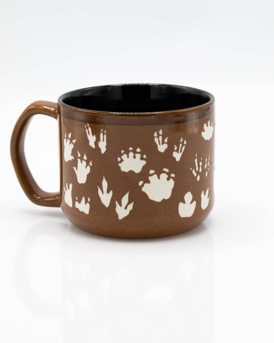 Mug Empreintes de Dinosaures Gravé à la Main – 443 ml