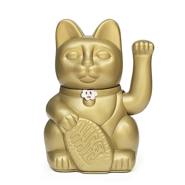Gatto d'oro fortunato