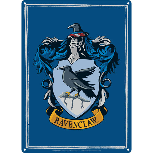 Plaque décorative en métal Harry Potter - Serdaigle