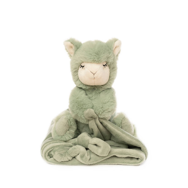 Doudou Lama - vert citron doux