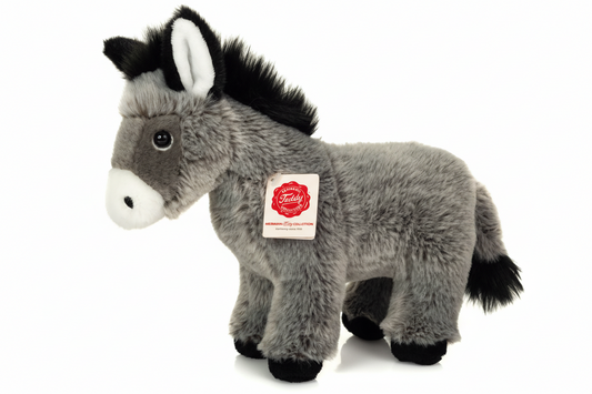 Burro de peluche de pie
