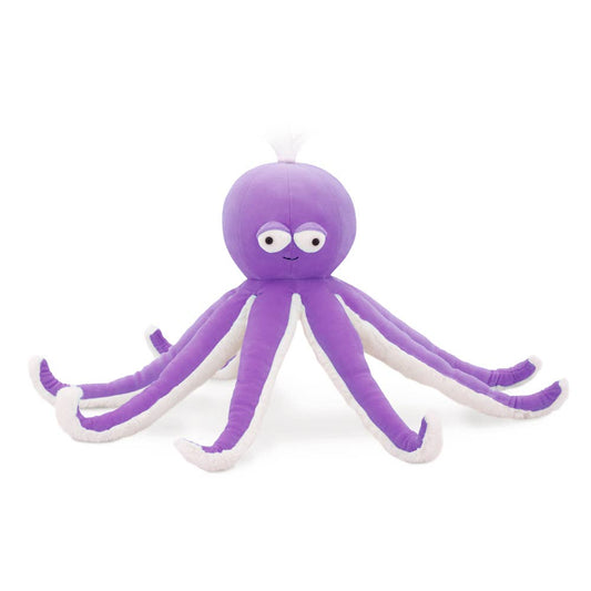 Pluche octopus in lila kleur - 47 cm - 0+