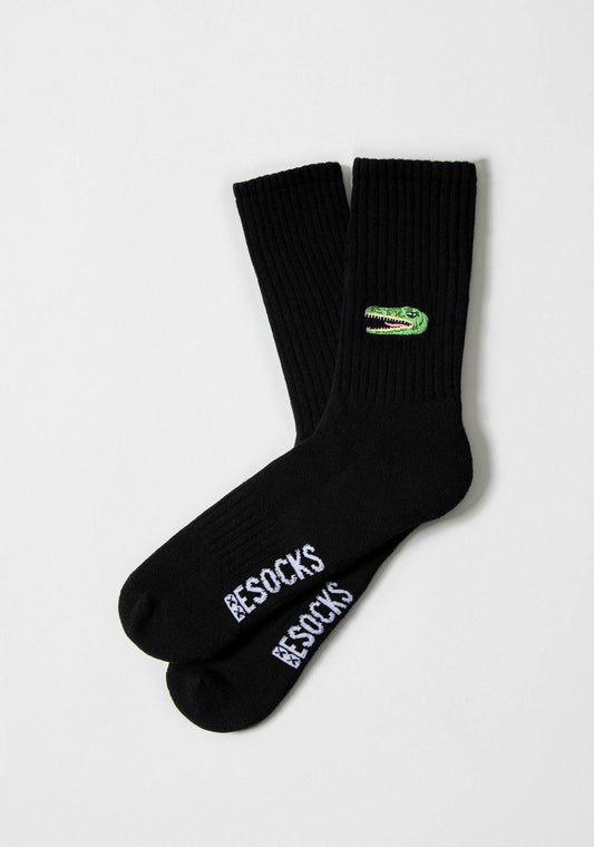 BeCrocodile Embroidered Socks