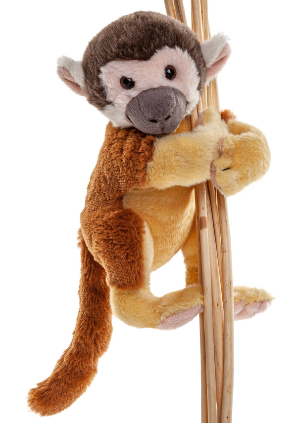 Singe tête de mort avec bras à clip - peluche Uni Toys