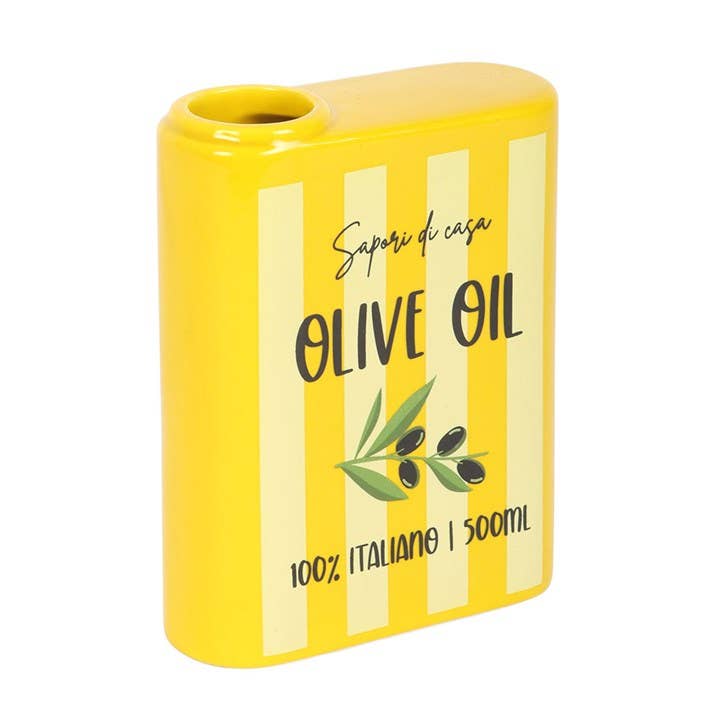 Olive Oil Can Flower Vase