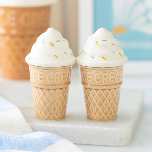 Salière et poivrière Cornets de glace – vue 2