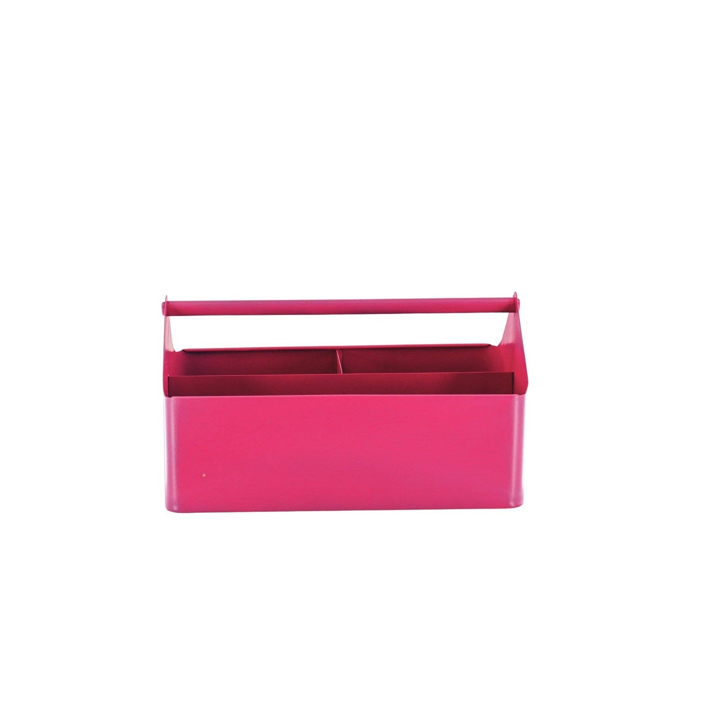Scatola portaoggetti - Organizer - Metallo - Rosa - 30x17x17cm