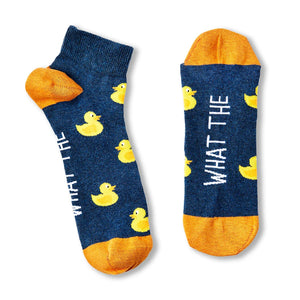 Meias curtas "What The Duck" com estampado de patos