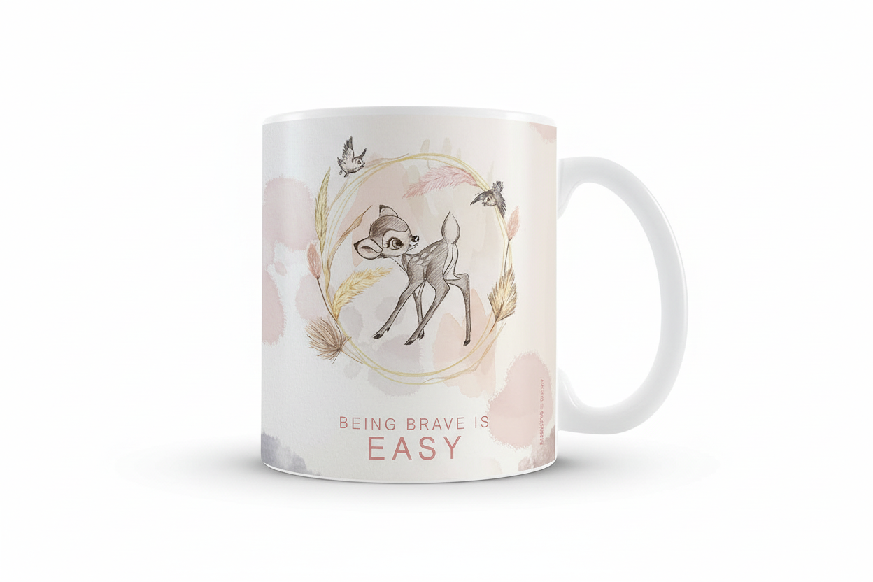 Bambi Mug - Being Brave is Easy