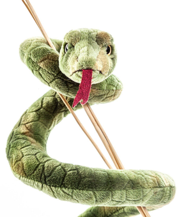 Peluche serpent vert Uni Toys