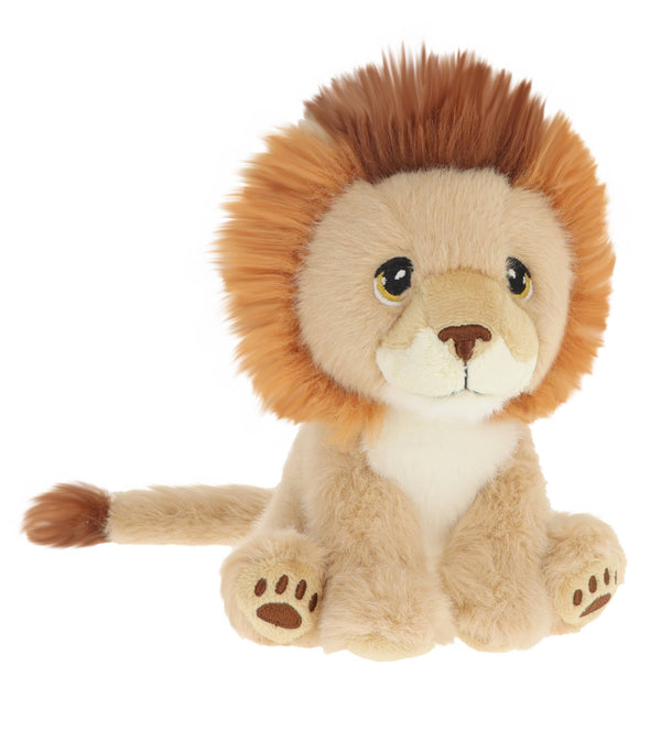 Peluche lion assis Keeleco 14 cm