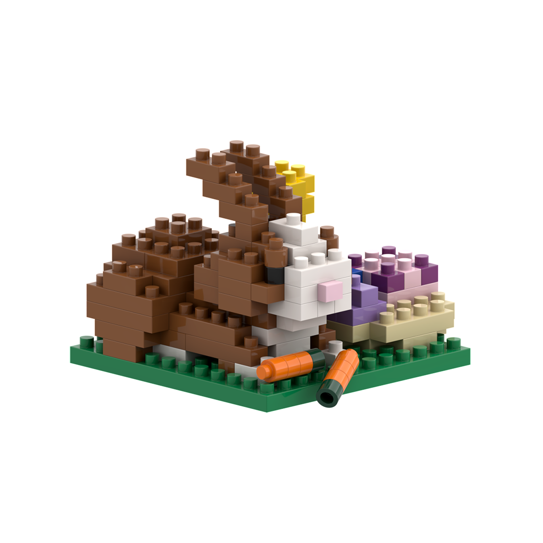 Carte Postale BRIXIES Lapin de Pâques