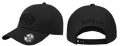 Gorra de DC Comics con el logotipo de Batman de goma negra