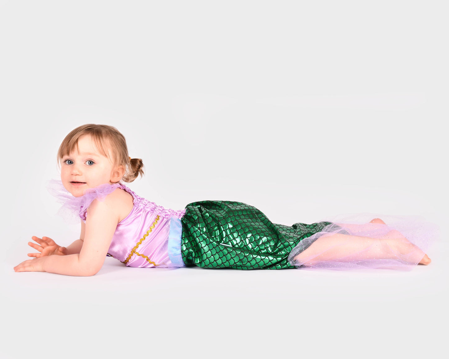 Robe de sirène 110-116 cm pour enfants de 4 à 6 ans
