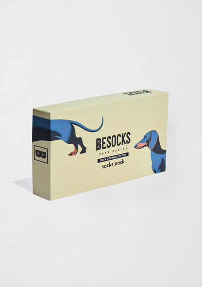 Pack de chaussettes Pets - 100 % coton biologique: Multicolor / 41-46