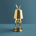 Lampe de Table LED Hiding Rabbit, Or