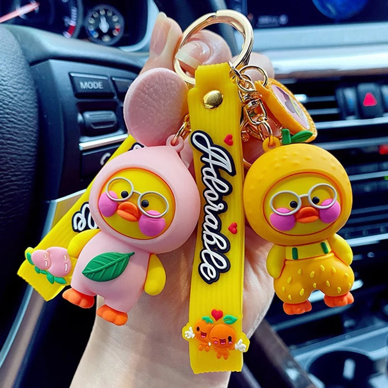 Porte Clés Canard Pêche