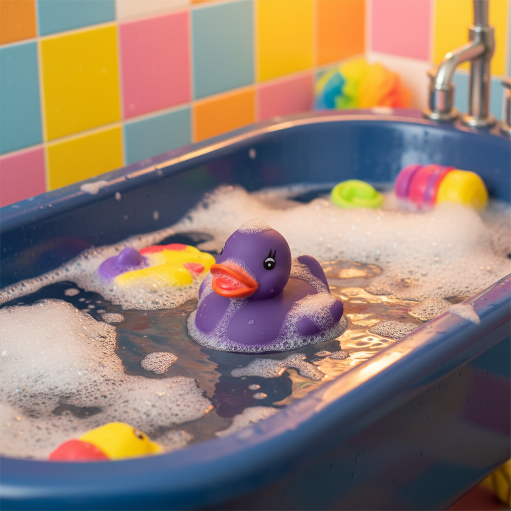 Petit Canard de Bain Violet
