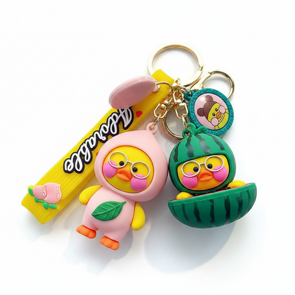 Watermelon Duck Keychain