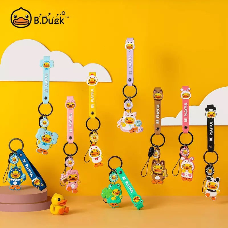 Porte Clefs Canard Poulet