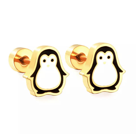 Pendientes de pingüino