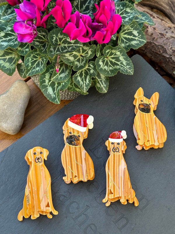 Kerst Labrador Haarclip