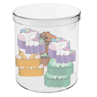 Cubo con 12 Gomme Oh My Pop! « Mix »