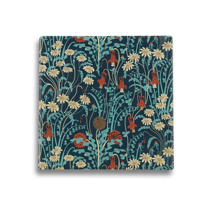 Bases para copos em cerâmica simples - ACS Walter Crane (Flores do Prado)
