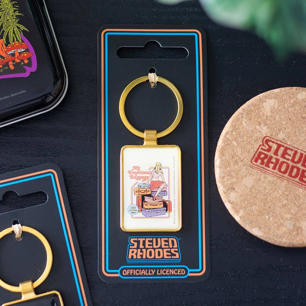Mijn sleutelhangertje met emotionele bagage van Steven Rhodes