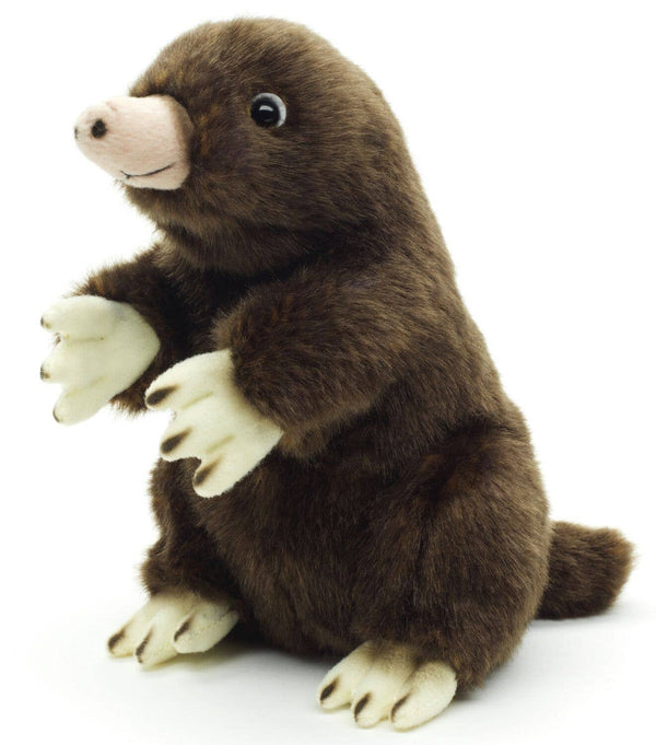 Taupe - 19 cm (hauteur) - peluche Uni Toys