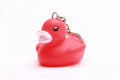 Llavero de pato rojo