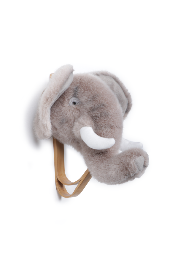 Porte-manteau peluche éléphant - Wild & Soft