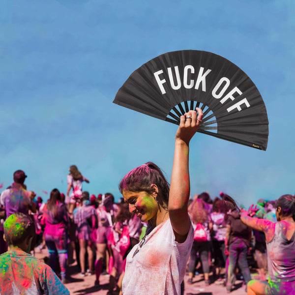 Éventail Xxl « Fuck off » – Fisura – vue 2