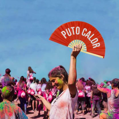 Éventail XXL « Puto calor » – Fisura – vue 2