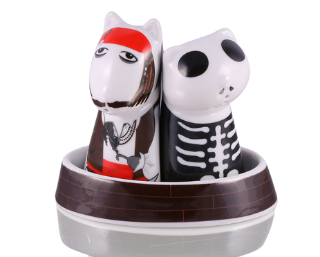 Sel et poivre Pirates Chien et chat