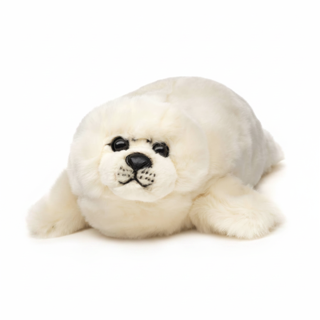 Witte zeehond - 36 cm (lengte) - Knuffel/Pluche