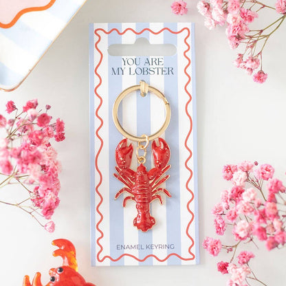 Porte-clés Homard “You are my Lobster”