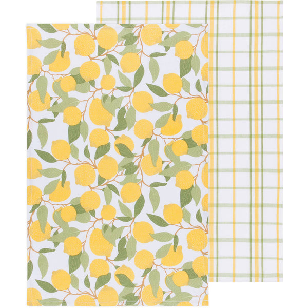 Set di 2 strofinacci Limoni