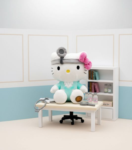 Hello Kitty Doctor Plush