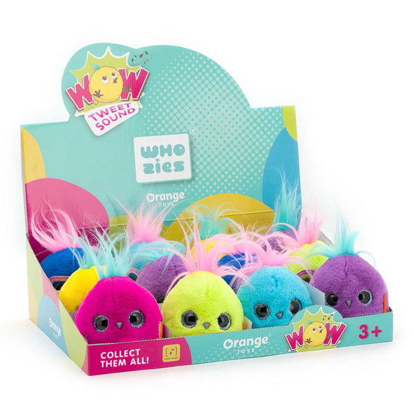 Peluche Whozie com decoração, 13 cm